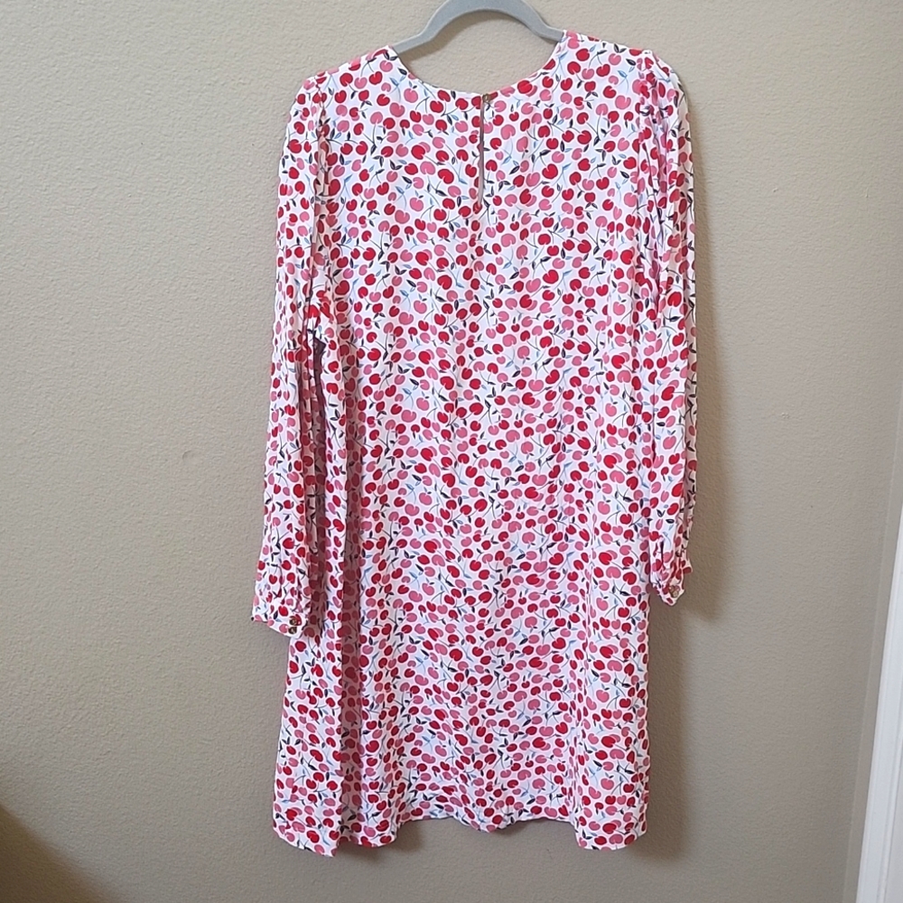 ***LOFT dress cherry print size XL *** - Picture 3 of 7